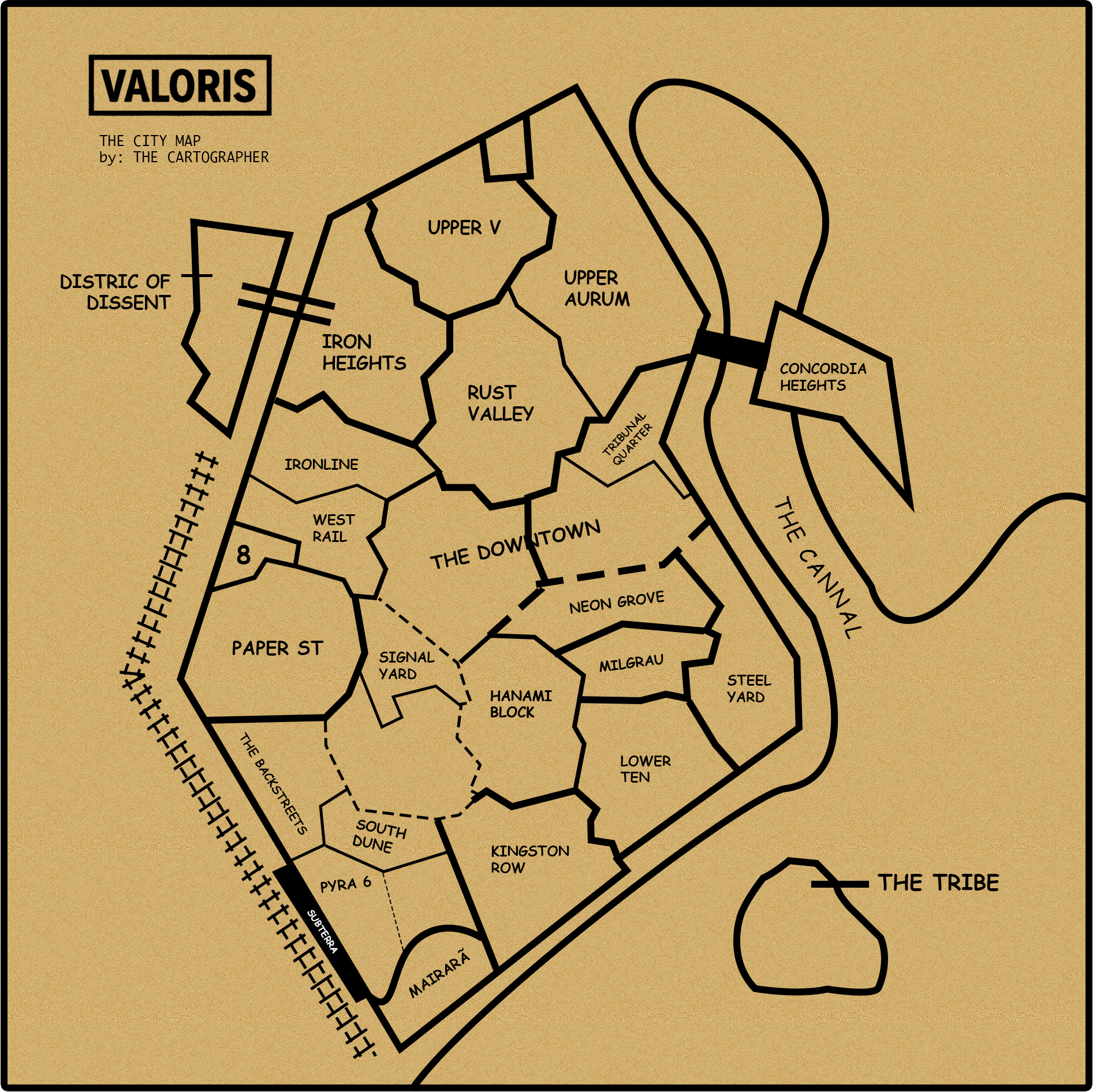 Valoris City Map